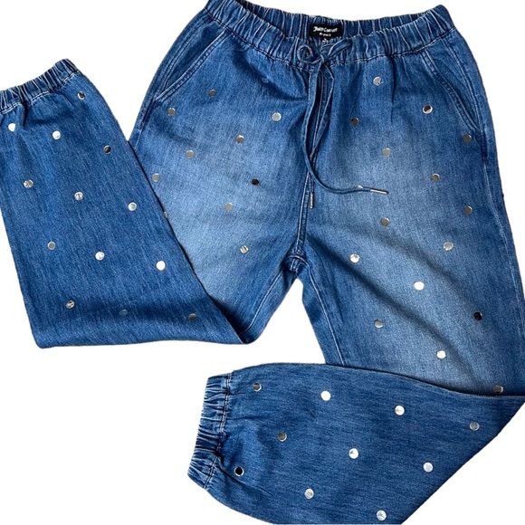 Juicy Couture Pants - Juicy Couture Studded Denim Joggers